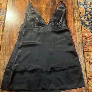Cynthia Rowley Black 100% Silk Camisole Top XS